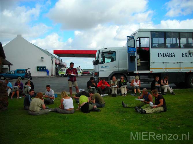 20060925 A (00a) foto door H&C - Zuid Afrika - lunch onderweg